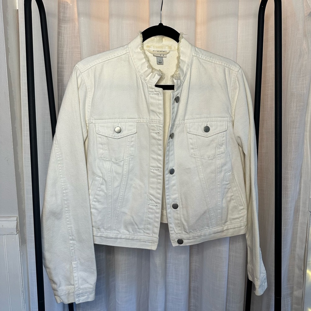 White Jean Jacket